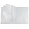 JAM Paper Heavy Duty Plastic 6-Pocket Folder, 2ct.
